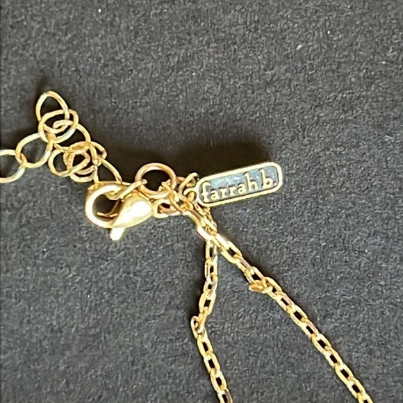 Farrah B. Aries Constellation Pendant crystal on goldtone chain necklace - Picture 7 of 9